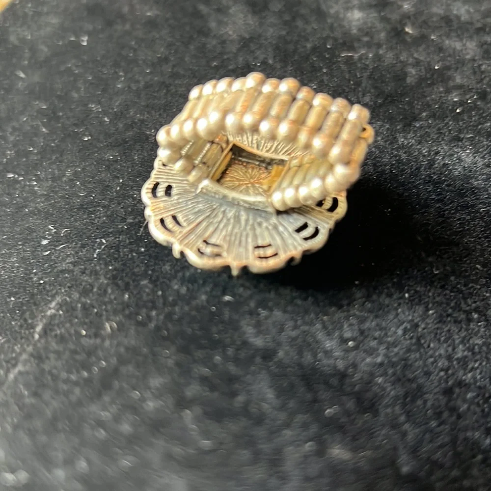 Costume Adjustable Peacock Statement Ring - Picture 4 of 4